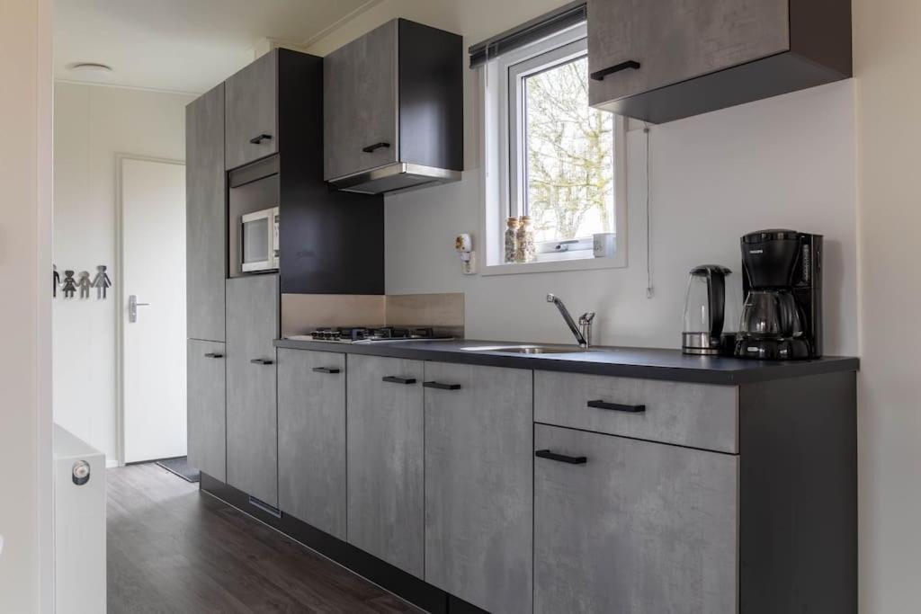 Gezellig Modern Chalet Midden Op De Veluwe 伊皮 外观 照片
